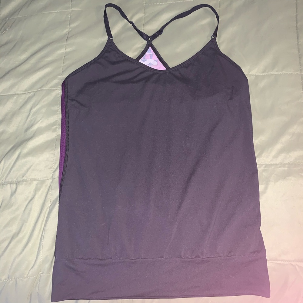 Roxy Sz Large Built In Bra Tank Top